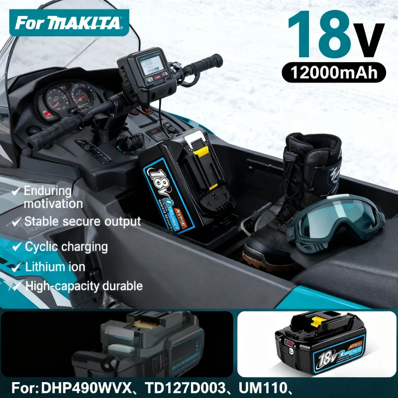

⚡ Batteries suitable for makita wireless power tools, 18V, BL1860, BL1850, BL1840, BL1830, LXT400, BL1815 & More ⚡✅