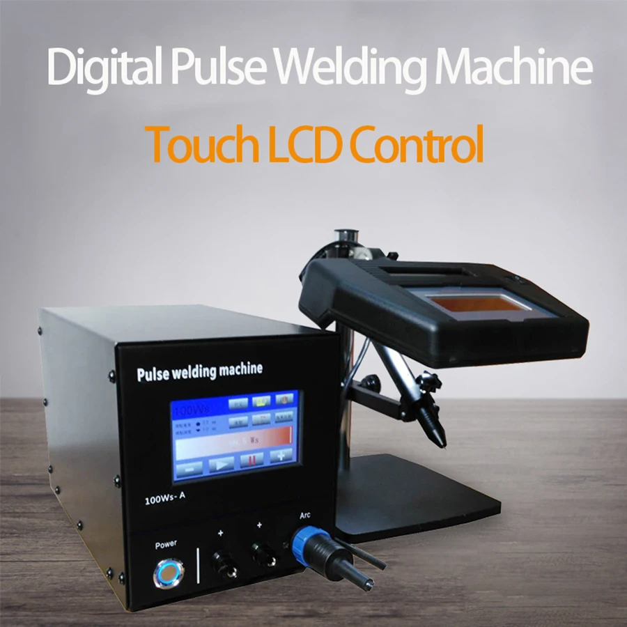 100WS Joule Touch Screen Digital CNC Spot Welding Machine Door and Window Jewelry Welding Stainless Steel Argon Gas Welding
