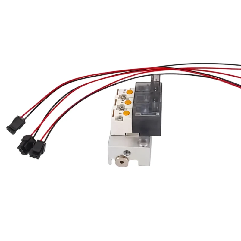 Miniature Pneumatic Solenoid Valve Combination AC220V Positive Pressure Negative Pressure Use 2/3 Way NC Valves DC12V DC24V