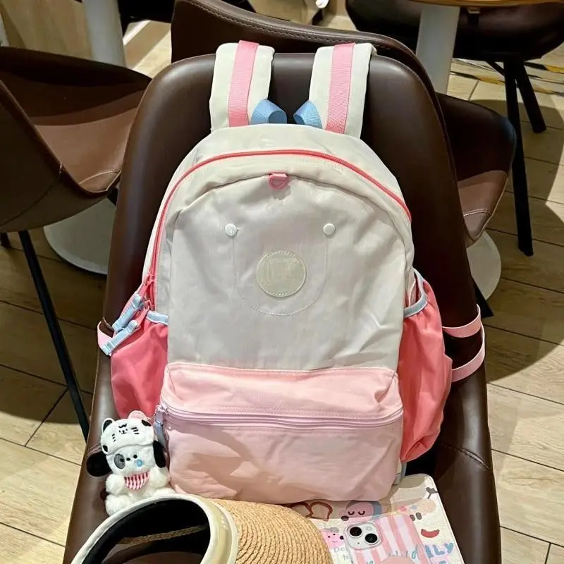 Miyagawa Lightweight Travel Bag, mochila de estudante, garota fofa Versátil, casual, novo, 2024