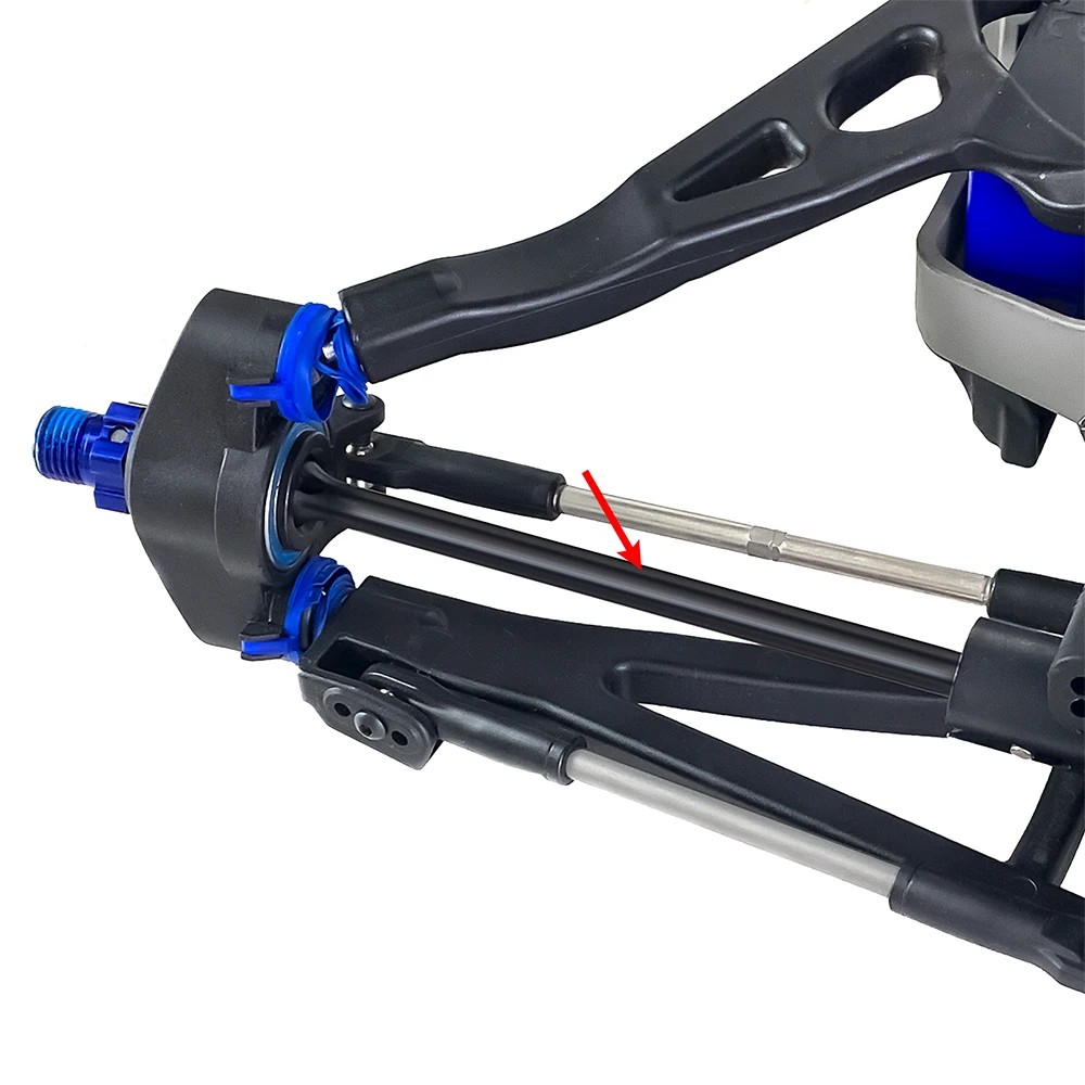 AXSPEED 2Pcs Steel Front Rear CVD Shaft for E-Revo 2.0 86086-4 1/10 RC Car Upgrade Parts