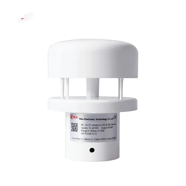 Rika RK120-07 Low Price  RS485 Modbus Output Mini Ultrasonic Anemometer Small Wind Speed and Direction Sensor