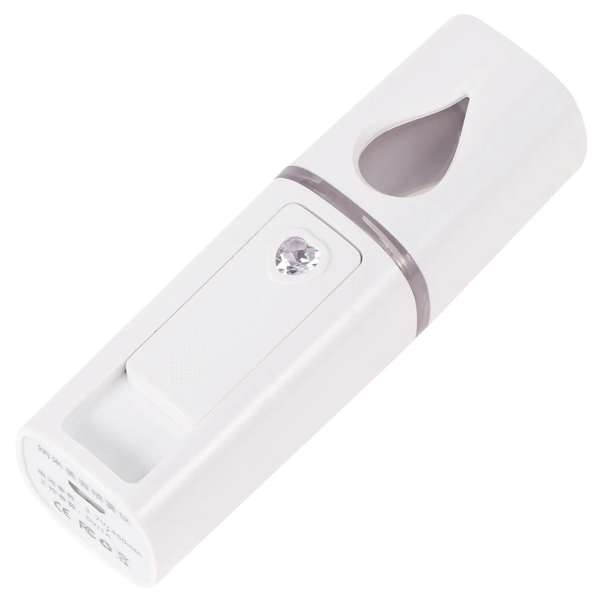 1 Unidad Pulverizador Portátil Nano Mist, Mini Vaporizador Facial Profesional, Instrumento de Pulverización Facial Hidratante de Penetración Profunda con Espejo