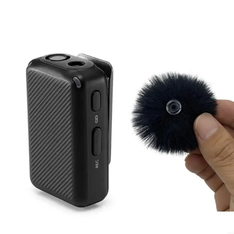 Lavalier Microphone Furry Windscreen Muff Microphone Wind Cover Fuzzy Microphone Cover for MIC Microphone Accessory 193A