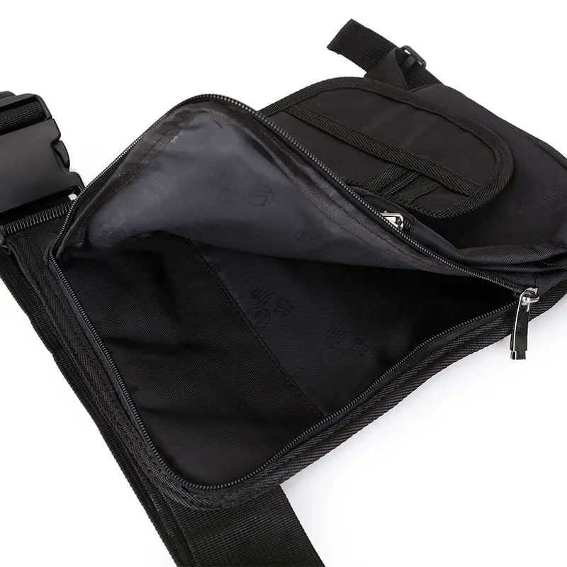 Nylon Men\'s Drop Leg Bag Motorcycle Waist Fanny Pack Multi-function Messenger Shoulder Bags Travel Hip Belt Thigh Bag