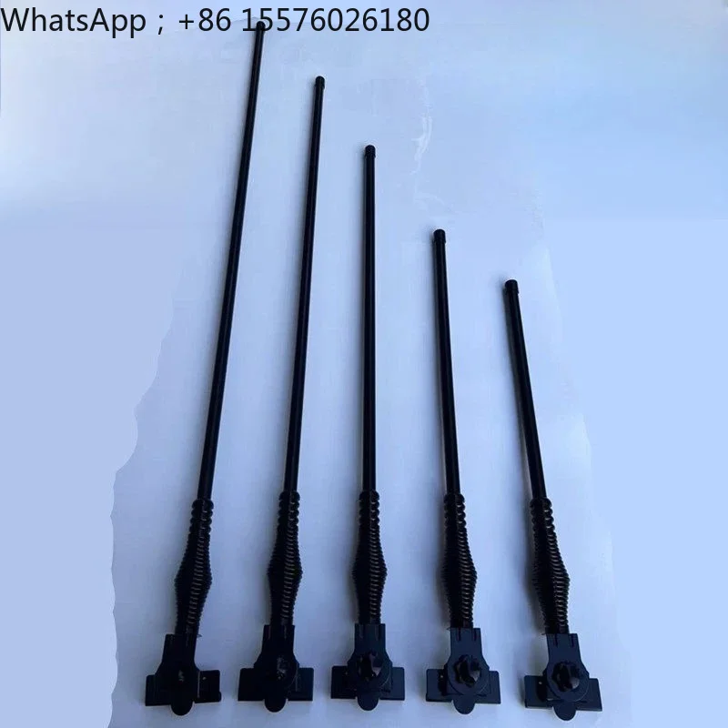 General SUV Off-road Vehicle Antenna and Flagpole Kit - for Cow Pole Bumper, Thickened Stainless Steel/fiberglass Whip
