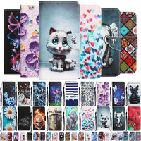 Leather Case For POCO X3 NFC X4 Pro 5G F3 Flip Wallet Card Slot Holder Fashion Cartoon Painted Phone Book Cover