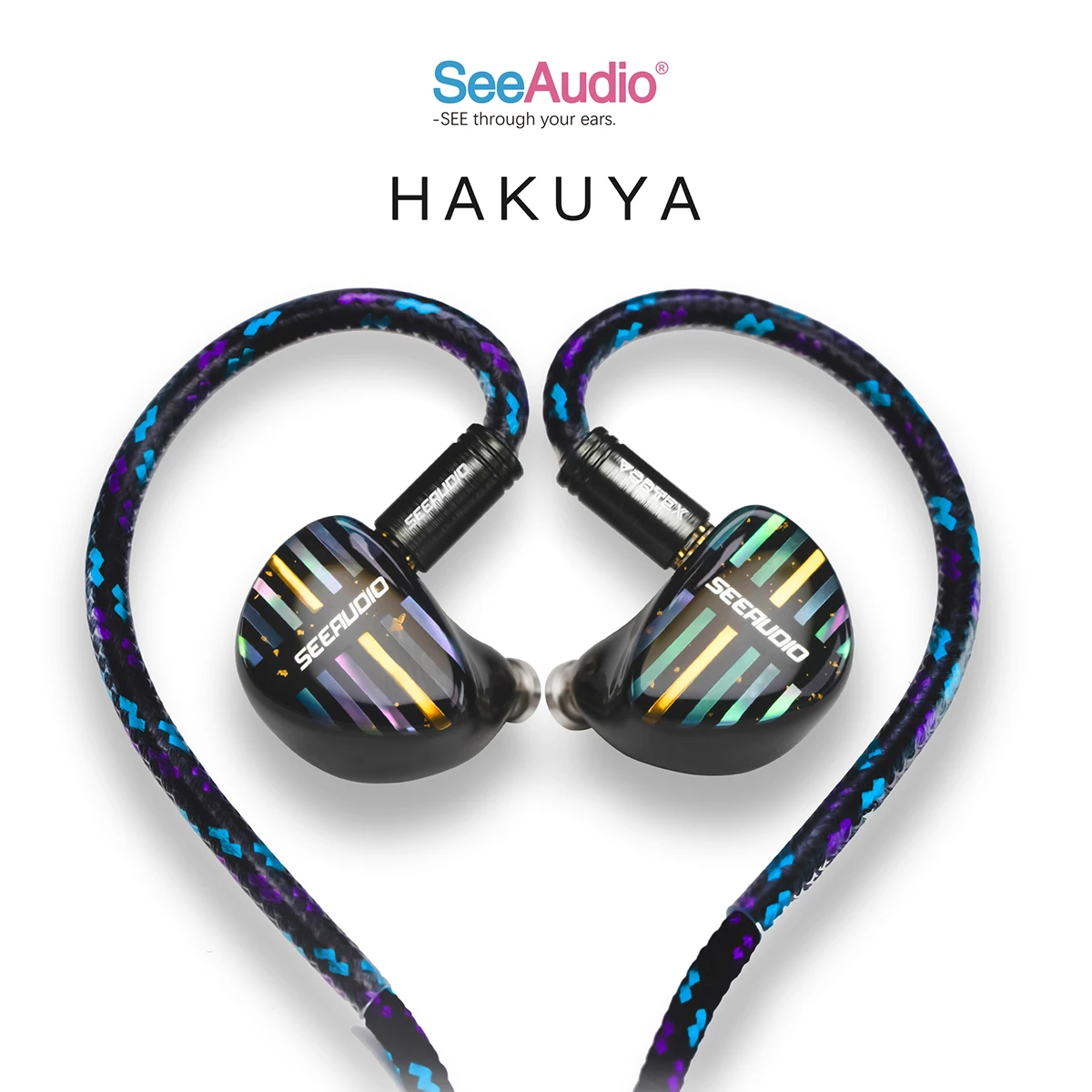 SeeAudio HAKUYA HiFi Wired Music Earphone 10BA+4EST Driver In Ear Earbud Monitor Hybrid Audiophile Headset Detachable 0.78 2Pin