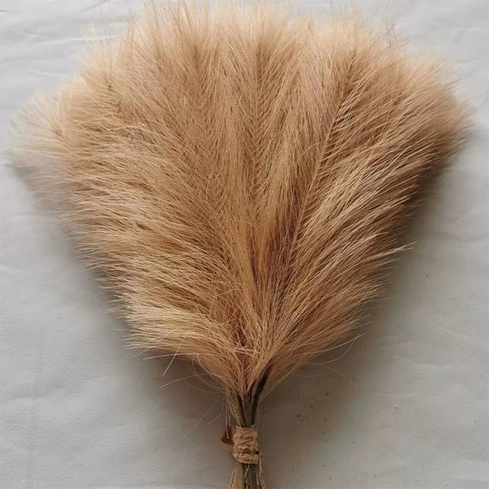 5/10/20PCS Flauschigen Pampas Gras Boho Dekor Künstliche Blume Gefälschte Pflanze Reed Simulierte Party Hochzeit Hause dekoration 42CM