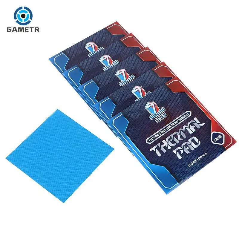 12.8W/MK Thermal Pad Non-Conductive GPU Card Water Cooling Thermal Mat For CPU CPU PS4 SSD Thermal Pad Silicone Grease Pad