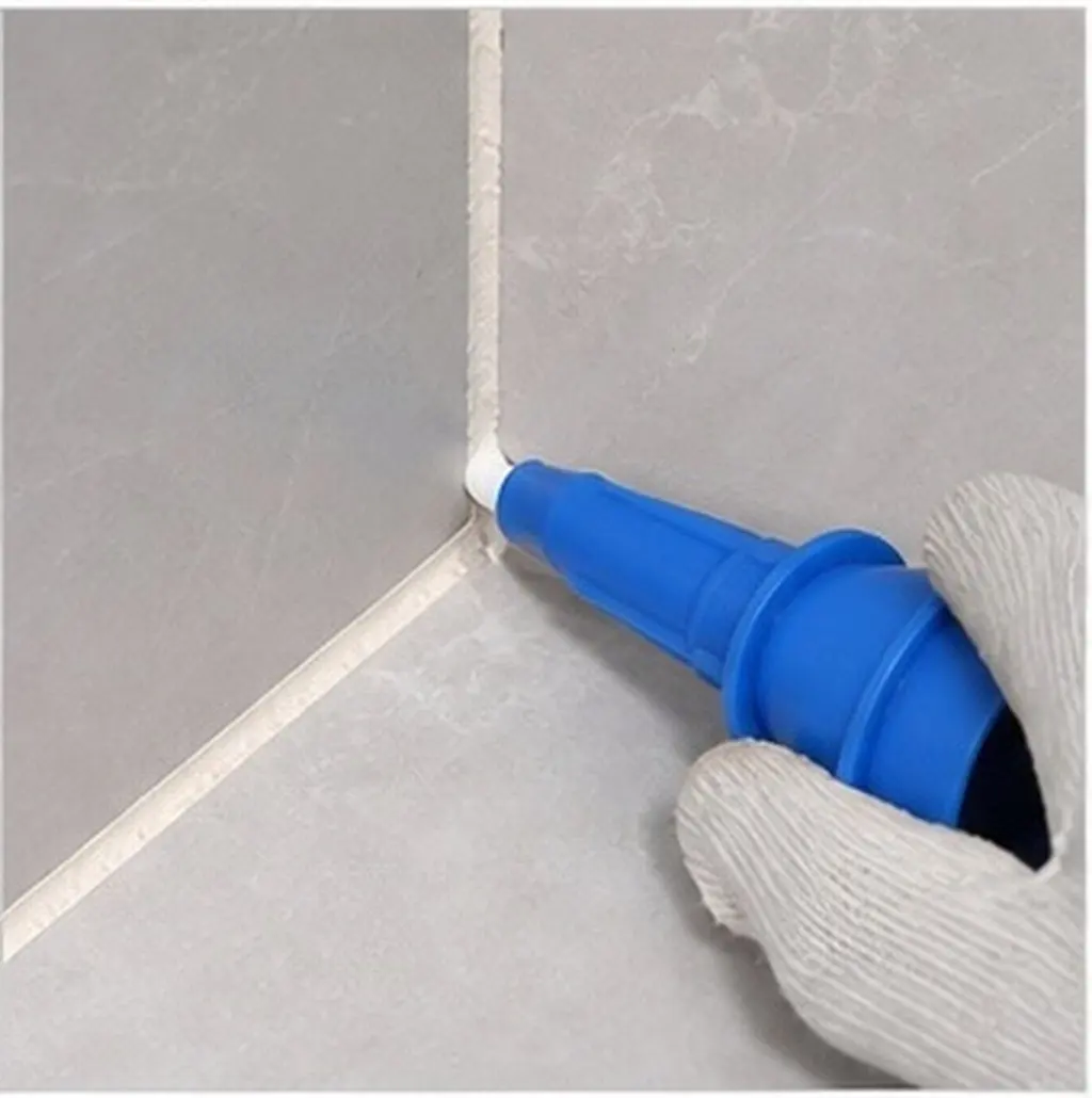 Seamless Caulking Tools Applicator Tips Flexible Nozzle Accessories Sealant Rubber Mouth Portable Size Plastic Home Sturdy