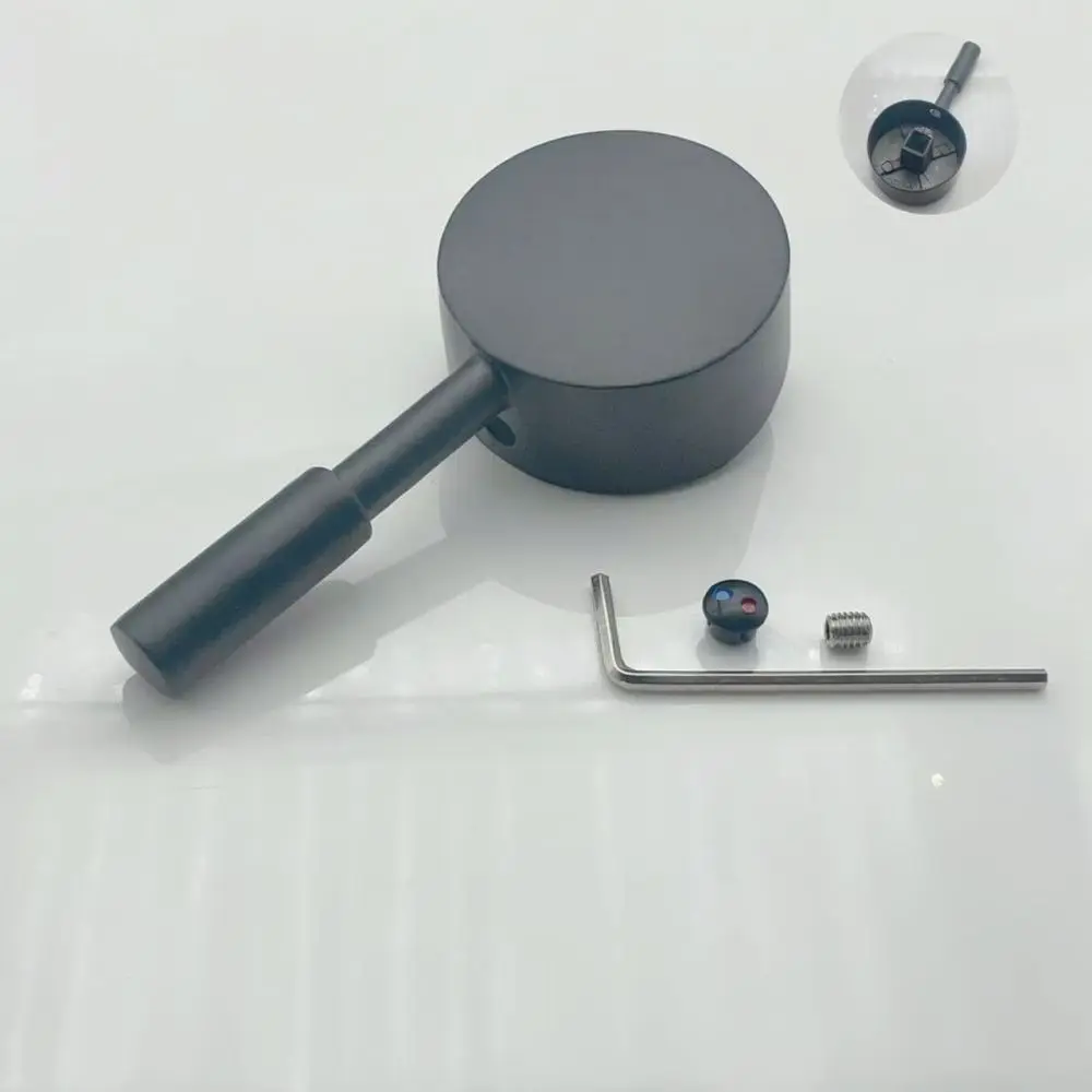 For For Xinlonghan Black Faucet Handle Replacement Mixer Tap Lever Basin Kitchen Shower Repair Part Durable Alloy Tooling Kit