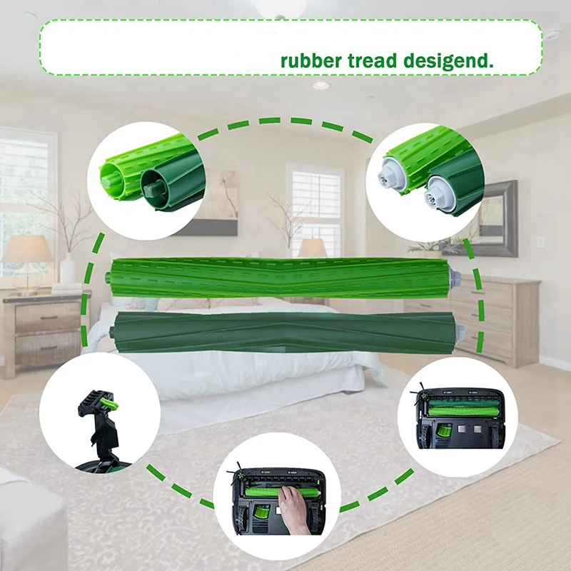 Ersatzteil-Kit kompatibel für Roomba S9(9150),S9 (9550),S-Serie Staubsauger.