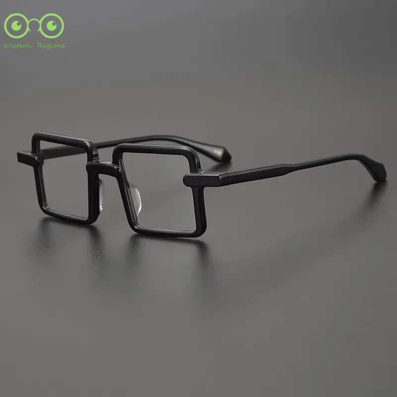 

Personalized men and women square frame acetate glasses frame men and women retro comfortable fit myopia glasses frame