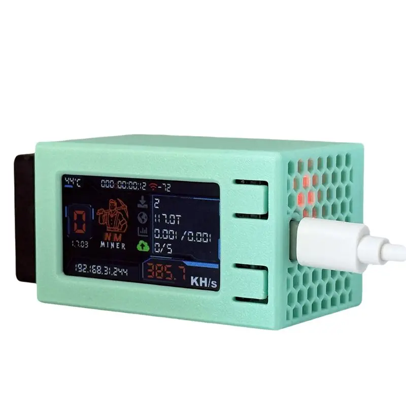 NM For Miner Nerd Miner Nerdminer V2 Pro Max Nmminer 390KH/S Solo Lottery Litecoin Bitcoin Crypto BTC Miner With Cool Fan