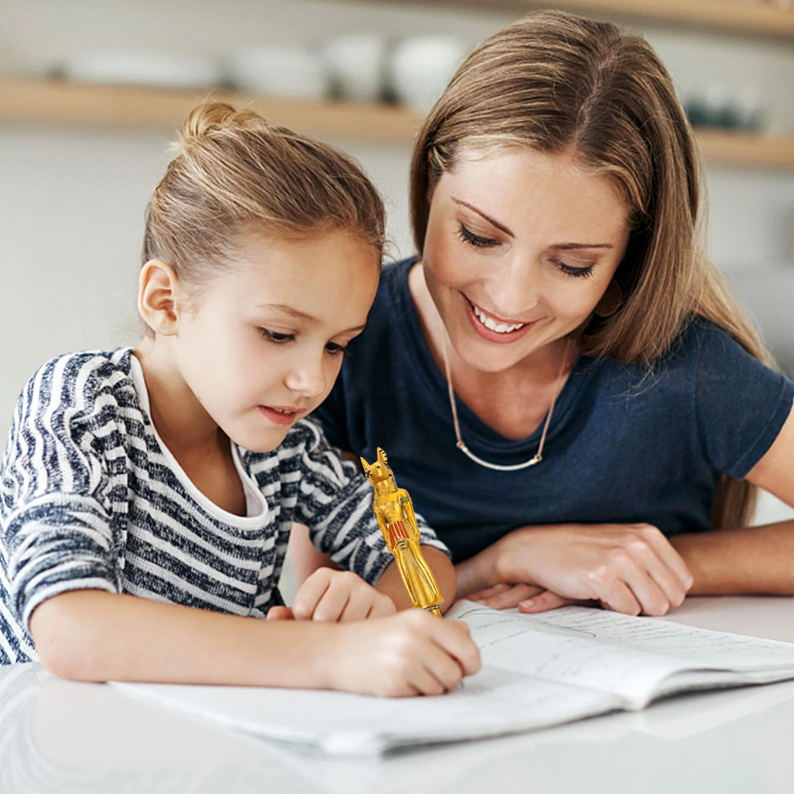 

5 шт. шариковая ручка фараона в форме египетского персонажа, креативный пластиковый инструмент для письма для школы, офиса, дома, вывеска, подарок для рукоделия