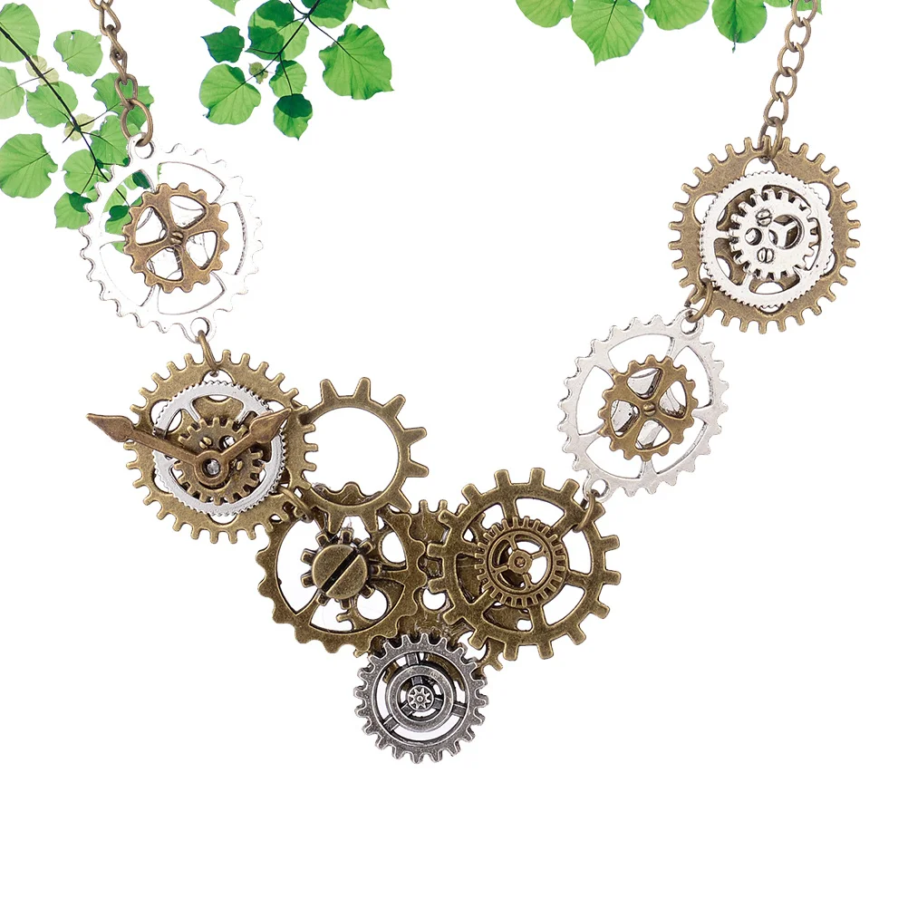 مجوهرات Steam Premium Chic Creative Punk إكسسوارات أنيقة للرقبة هدية للنساء قلادة Steam Gear
