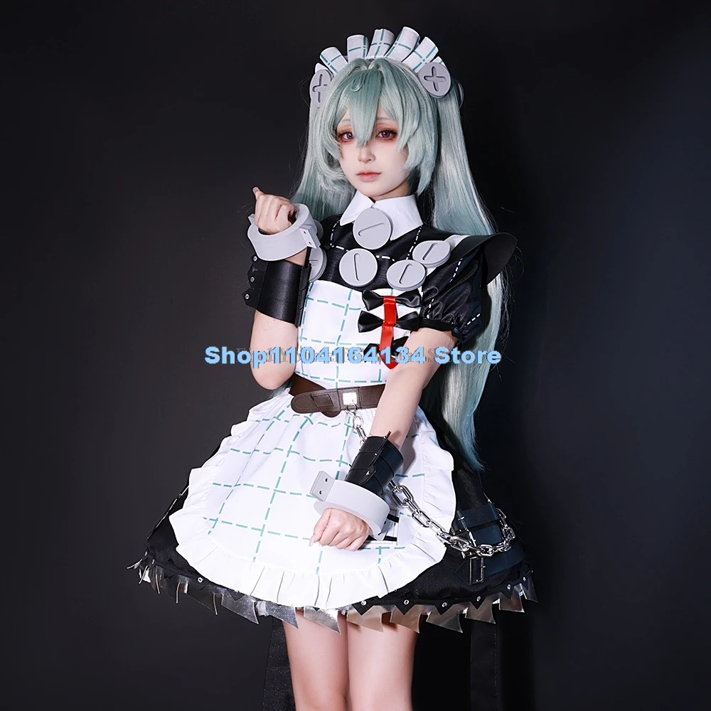 Fantasia Cosplay Zenless Zone Zero para Mulheres, Corin Wickes, Uniforme Anime, Fantasia de Halloween, Jogo de Máscaras com Bolsa de Urso