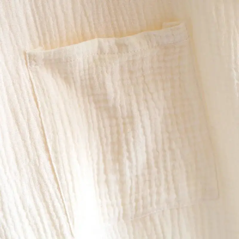 أردية نسائية مطرزة من القطن للربيع والصيف رداء حمام رقيق على الطراز الصيني ملابس على البخار للاستحمام