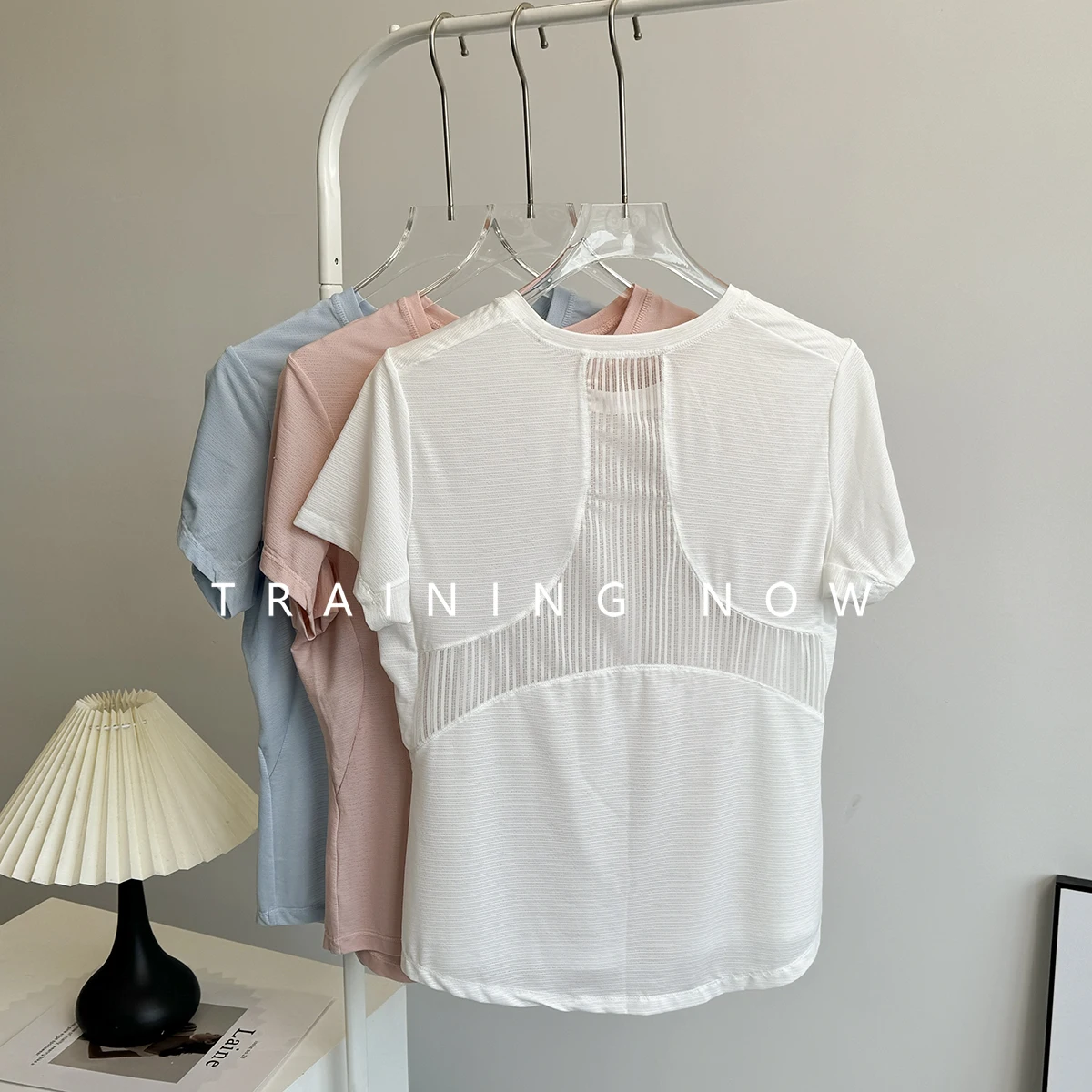 

Loose sports short-sleeved women's summer thin breathable Pilates yoga clothes fashionable quick-drying running fitness T-shirt