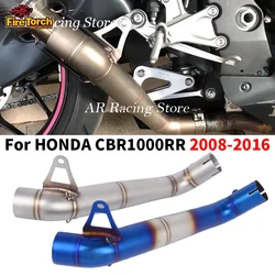 For HONDA CBR1000RR CBR 1000R 2008 2009 2010 2011 2012 2013 2014 2015 2016 Motorcycle 60mm Exhaust Middle Link Pipe Espace Moto