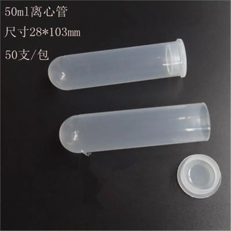 Plastic Lab Sample Preparation, Press Caps, Centrifuge Tube, 50ml