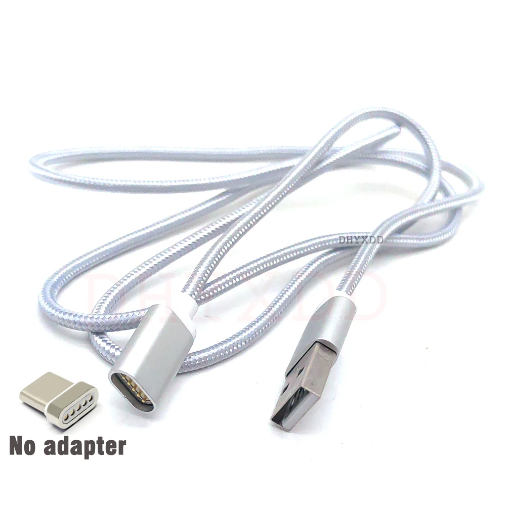 1Pcs Red Magnetic Charging Cable Plug Fast Charge USB Micro Type C Magnet Data Charging Cable
