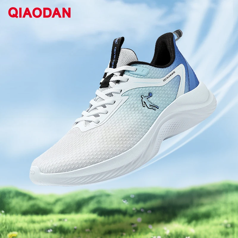 

QIAODAN Men's Sports Shoes 2024 Summer Mesh Breathable Lightweight Soft Sole Shock-absorbing Running Shoes for Men XM25240241F