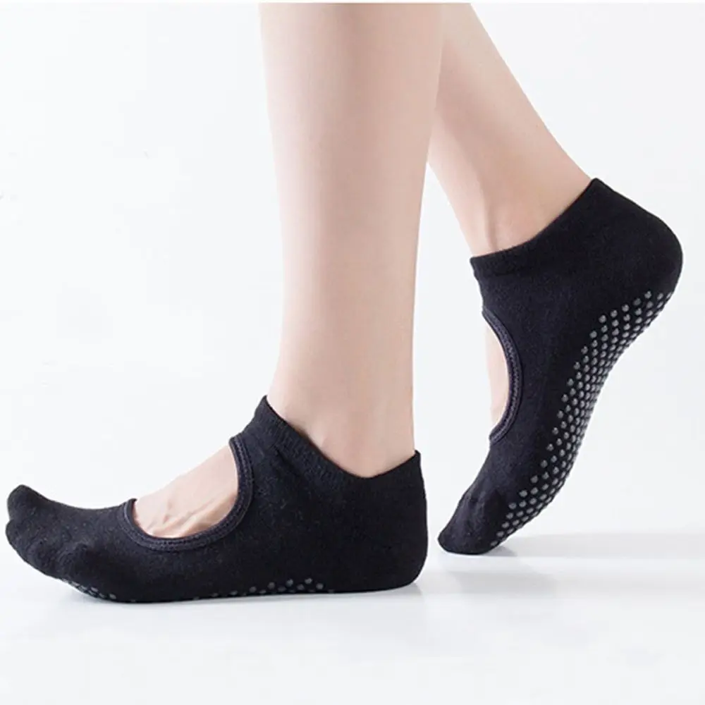 Ankle Sports Antibacterial Sock Dacing Wear-resisting Women Pilates Ballet Barre Cotton Yoga Socks