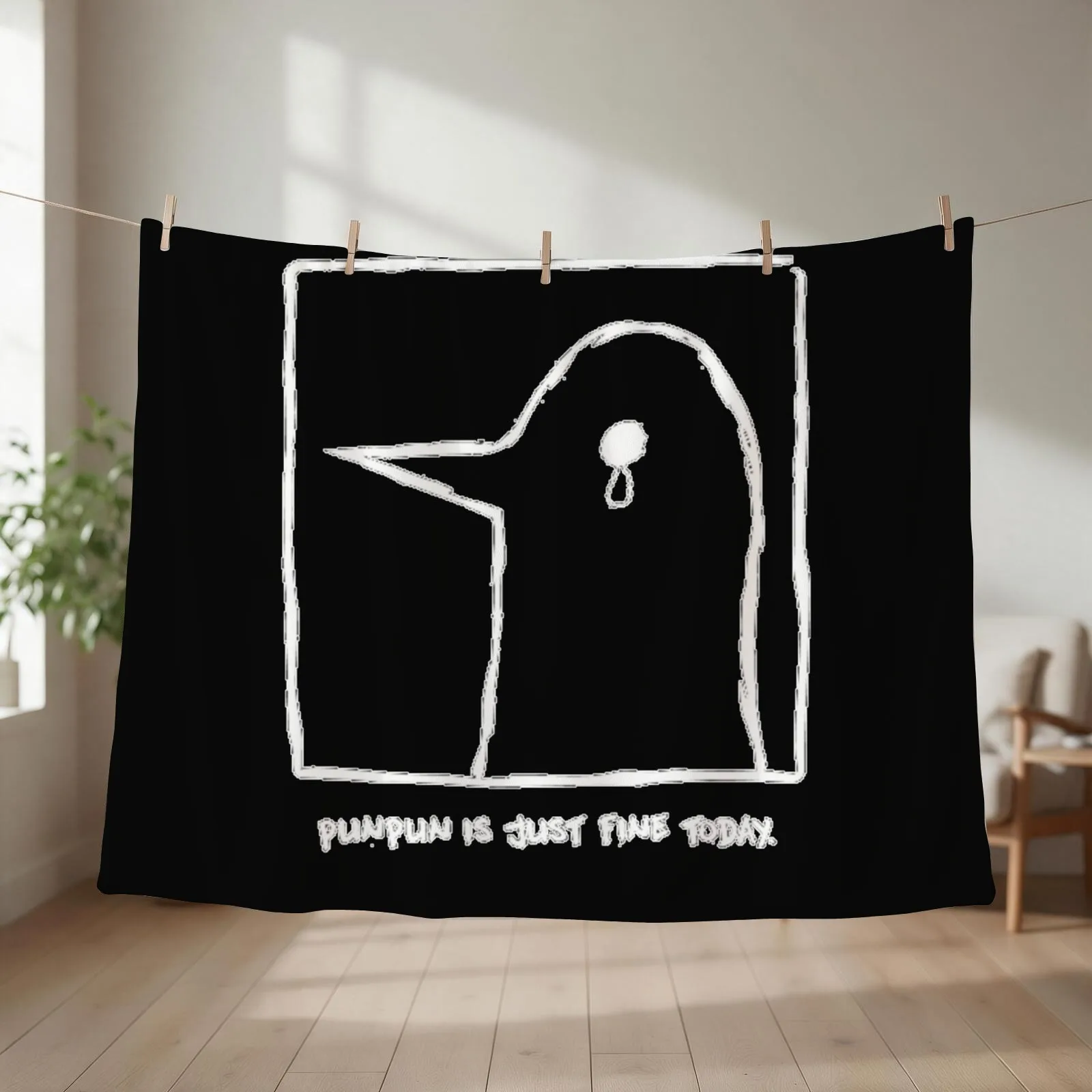 Oyasumi Punpun Throw Blanket couch cozy soft plush fuzzy picnic outdoor blanket