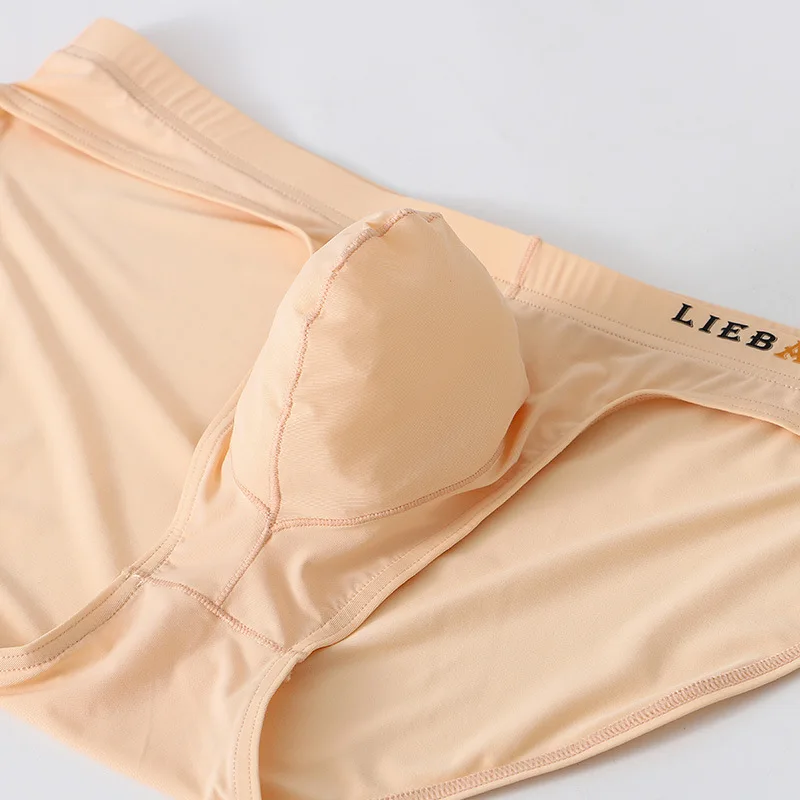 

Men's Sexy Brief Ultra-thin Elastic Comfortable Underwear Gays Low-rise U Convex Pouch Underpant Soft Quick Dry Cool Feel Bikini