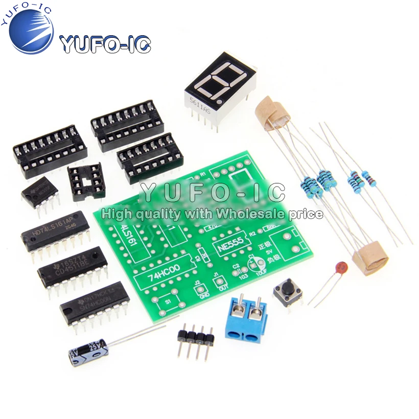 جناح العداد العشري، دائرة المنتج الإلكترونية البسيطة، اختبار التدريس، الإنتاج الإلكتروني، بكميات كبيرة