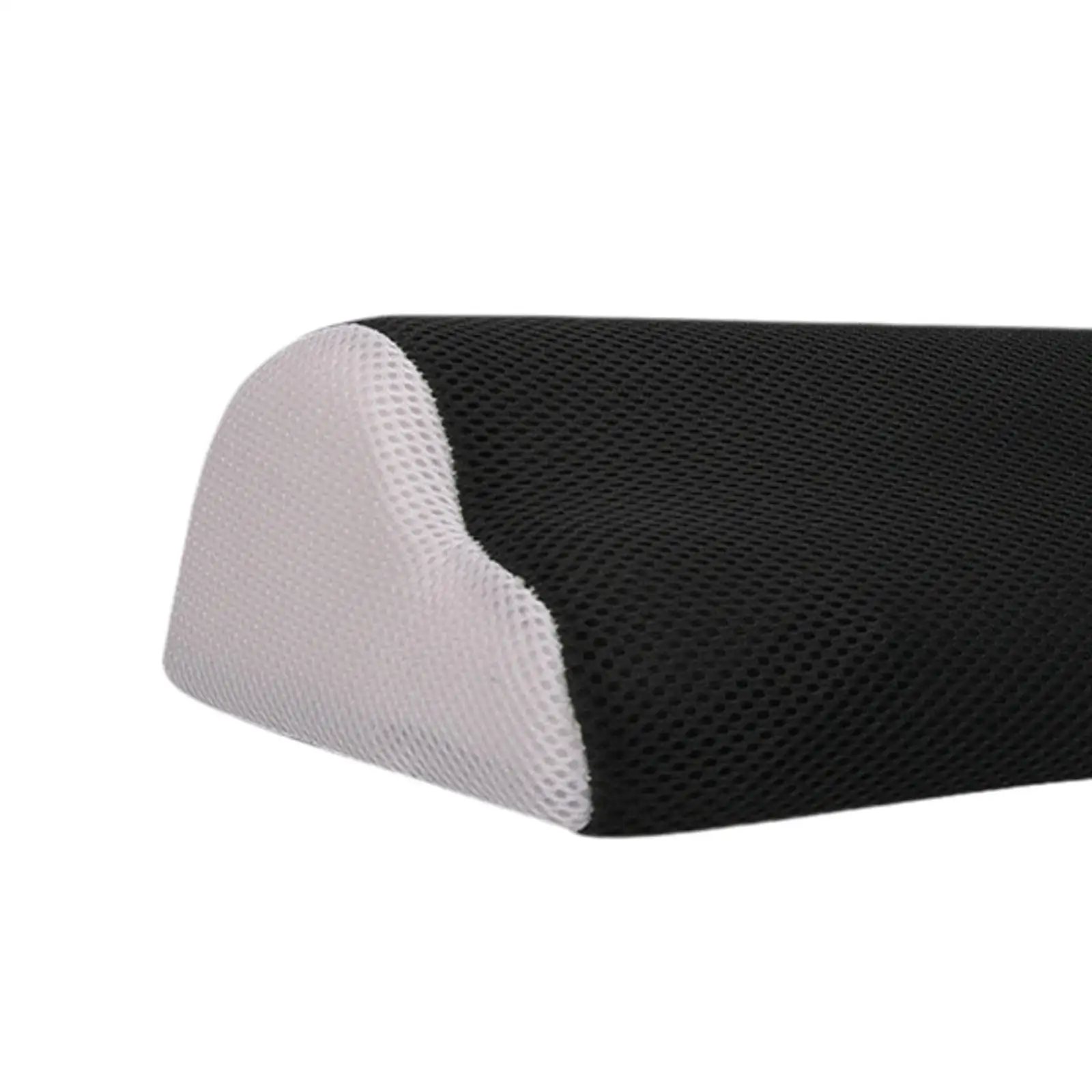 Mesh Cloth Footrest Pillow Ergonomic Leg Rest Cushion for Office Work Bedroom Travel Airplane Foot Support