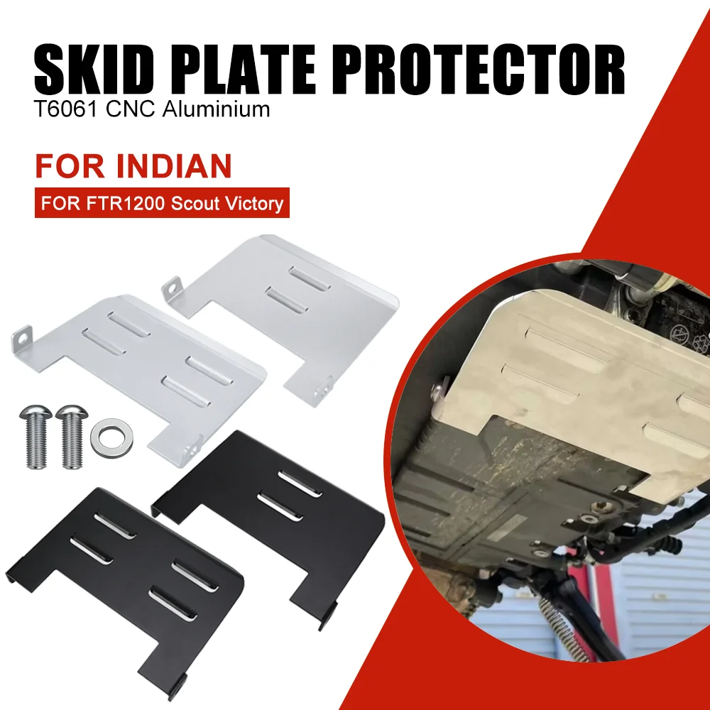 

Motorcycle Engine Guard Chassis Protection Cover Belly Pan Protector For Indian FTR1200 Scout Victory Octane 2015-2024 2023 2022