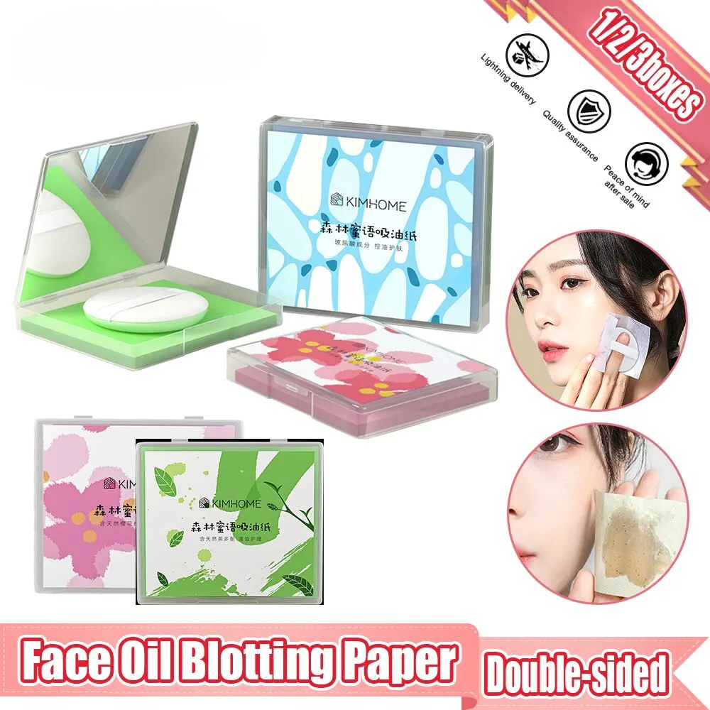 Pro-face Oil Blotting Paper Matting Face Wipes Face Plant Fibres Breathable Cleansing Face Oil Control Paper Makeup Tool