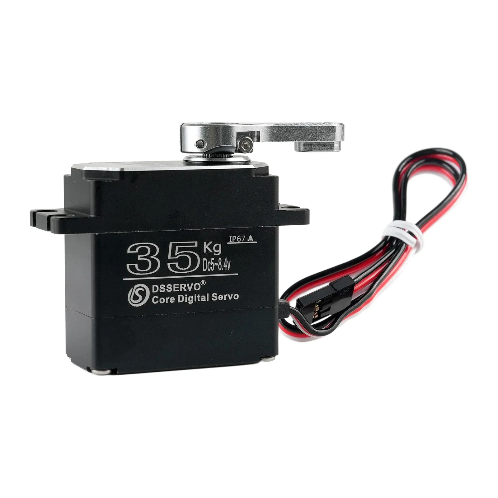 Servo motoriduttori interamente in metallo impermeabili da 35 kg Servo motore digitale RC Servo DS3335 per robot fai da te, auto RC (angolo di controllo 180/270 ° )