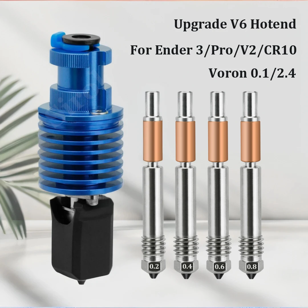 Hochgeschwindigkeitsdruckkopf Upgrade V6 Hot-End-Kit für Ender 3/Ender 3 PRO/VORON 2.4