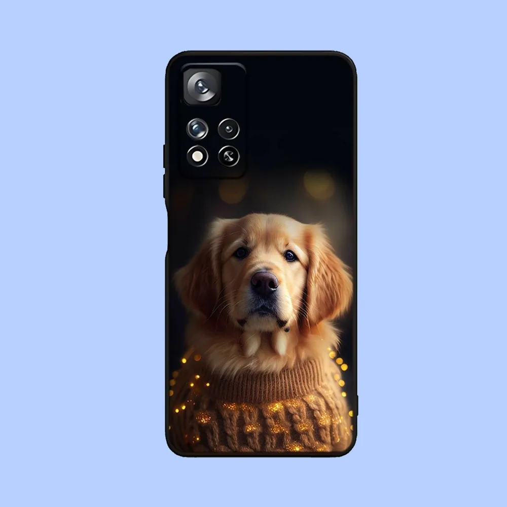 Dog Golden Retrieve   Phone Case For Samsung Galaxy A13,A21s,A22,A31,A32,A52,A53,A71,A80,A91 Soft Black Cover