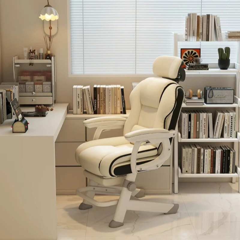 Nordic Modern Comfortable Office Chair Luxury Recliner Gaming Office Chair Accent Leather Silla De Oficina Office Furniture
