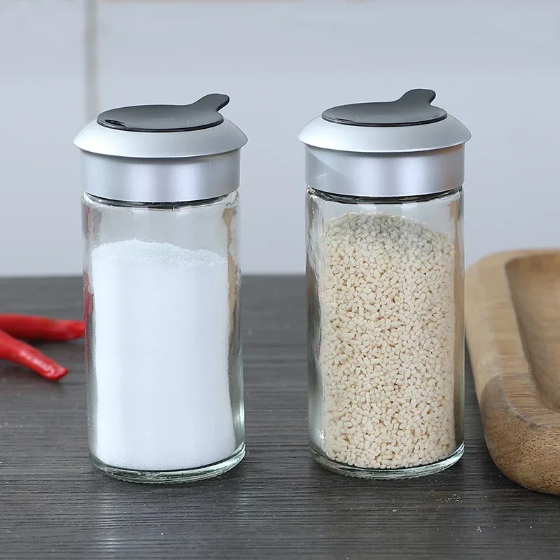 10 /8 /5/ 1 unit Clear glass kitchen utensils, spice shaker spices spice jar  twist lid seasoning sugar and salt bottle  WJ826