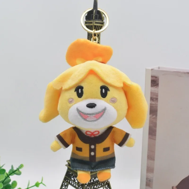 Animal Crossing Plushes Cute Keychain Anime Figure Isabelle KK Brewster Judy Stuffed Animals Car Keyring Kawaii Backpack Pendant