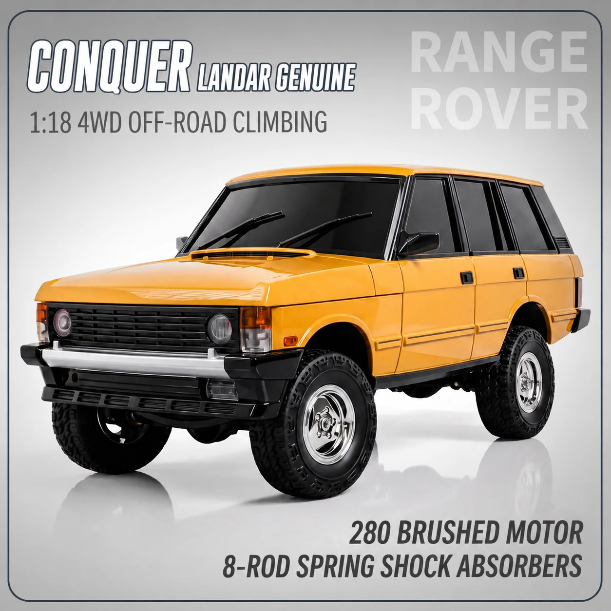 In Stock 1:18 LD18401 4WD RC Rock Crawler Max 8KM/H Full Proportional Control 280 High Speed Motor Spring Shock Absorber