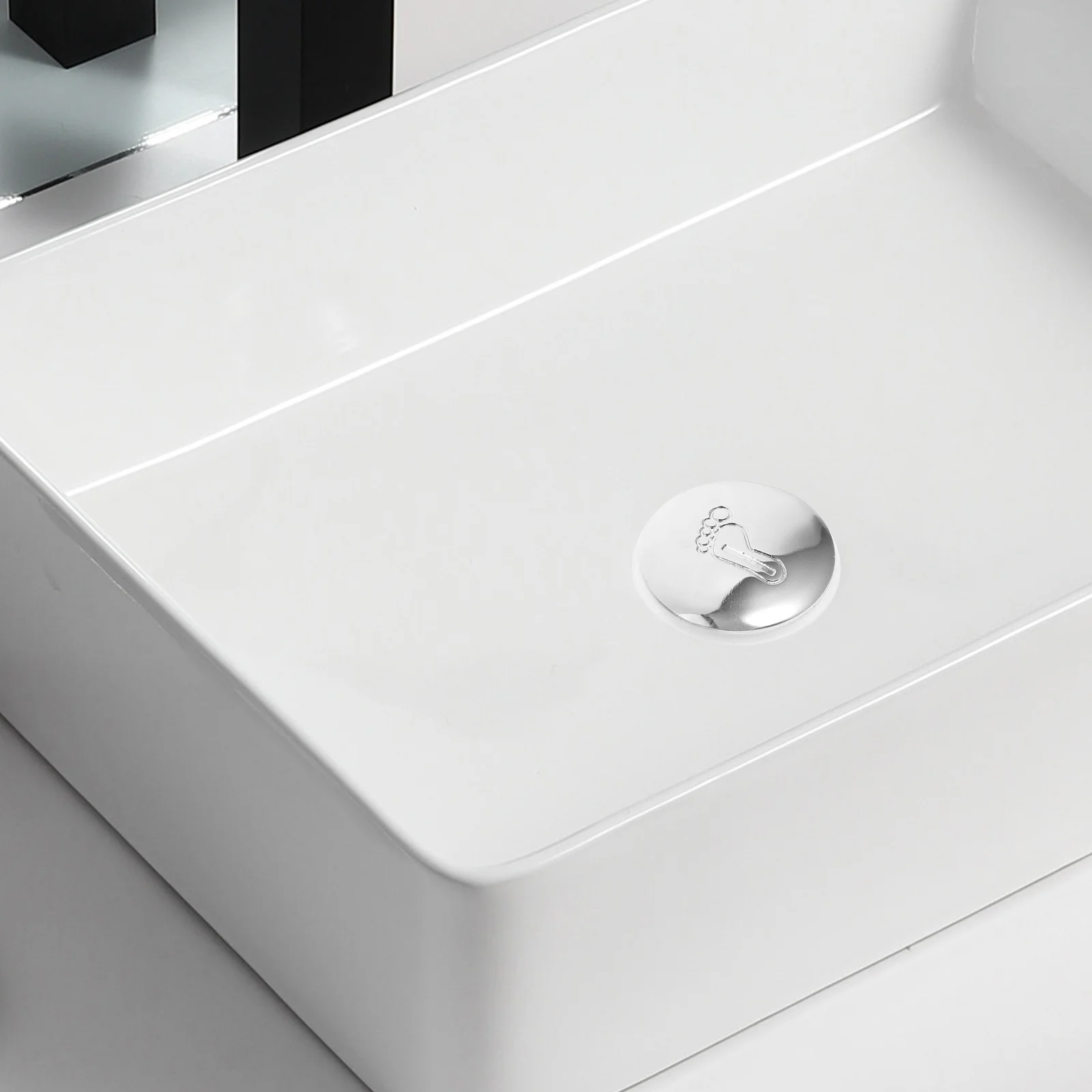 

Bathtub Hair Drain Catcher Plug Flat Tub Stopper Strainer Shower Sink Drain Cover Overflow Water Strainer for Bathtub