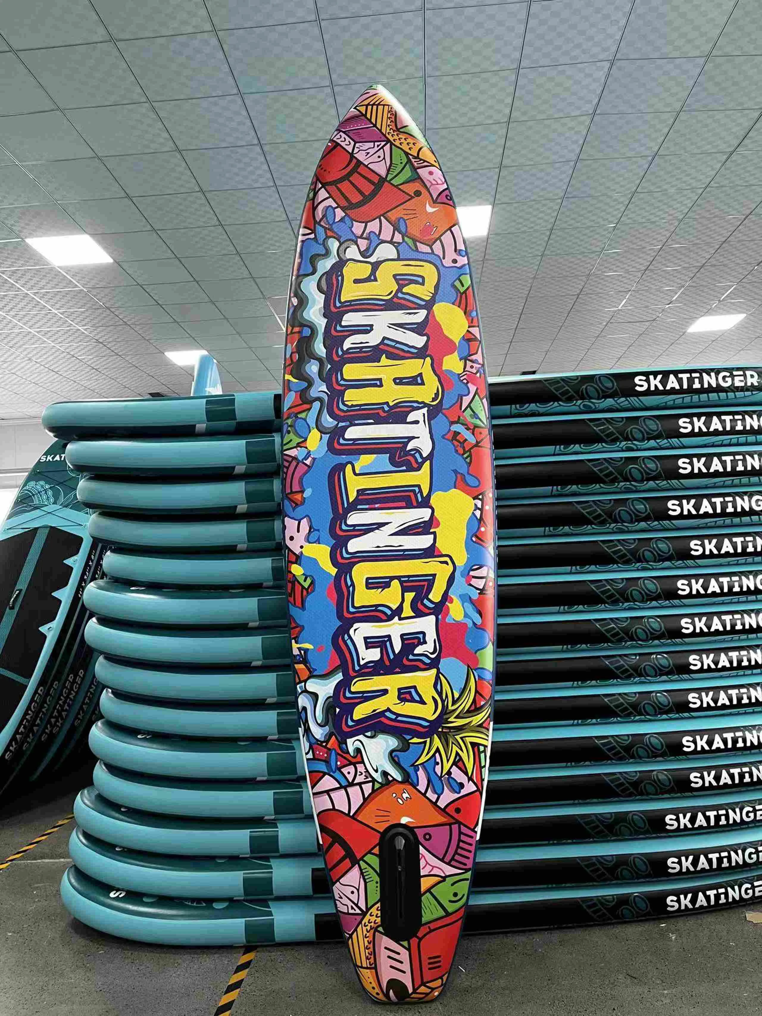 2025 New Design Surfing Inflatable Stand up Paddle Padel Surf Board Paddleboard Surfboards Surfing Water Sports