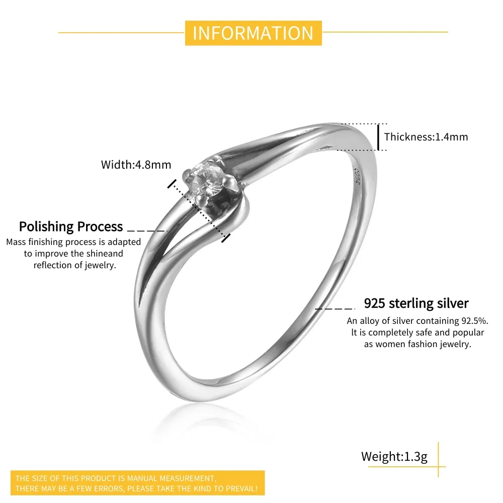 Kameraon 2022 New Rings for Women 925 Sterling Silver Cubic Zirconia Engagement Wedding Fine Rings Jewelry Hot Sale