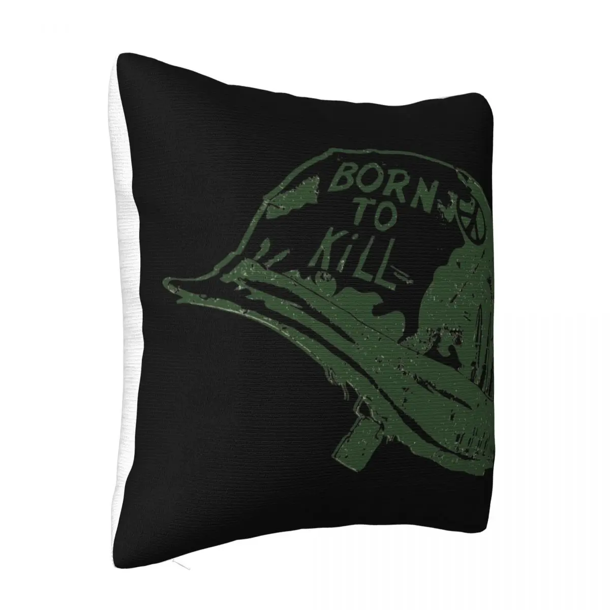 Born To Kill Full Metal Jacket Gunny R Lee Ermey Movie Animal Mother Youth Street Style Retro Retro Pillow Case