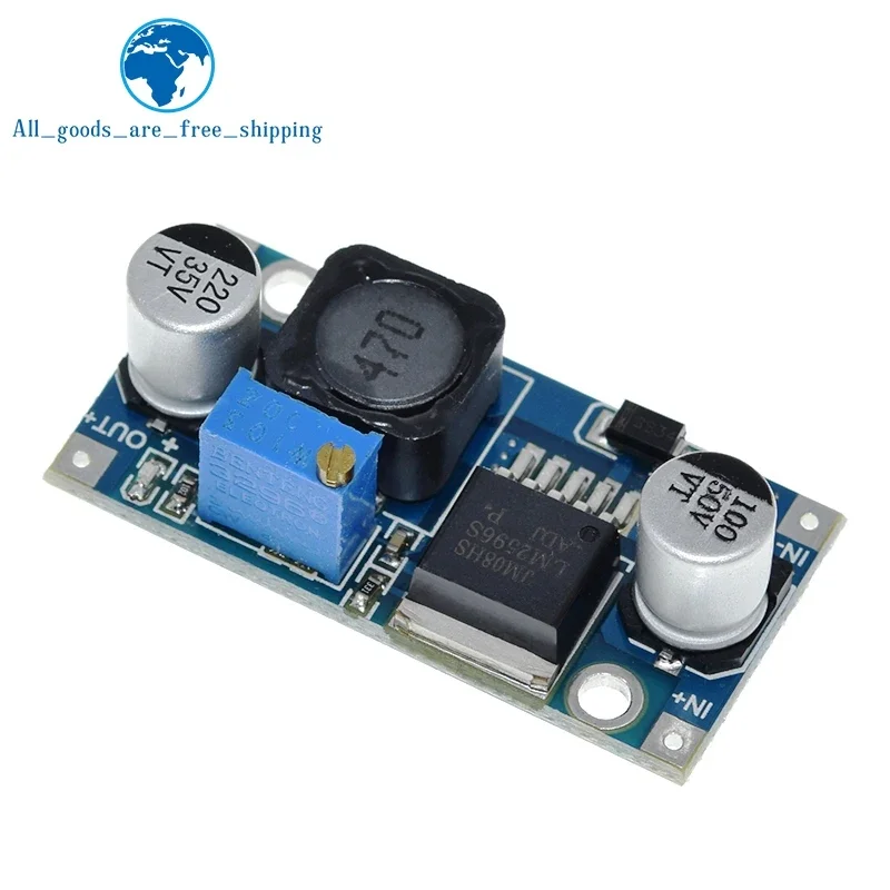 LM2596s DC-DC وحدة إمداد الطاقة تنحى 3A وحدة تنحى قابلة للتعديل LM2596 منظم الجهد 24 فولت 12 فولت 5 فولت 3 فولت