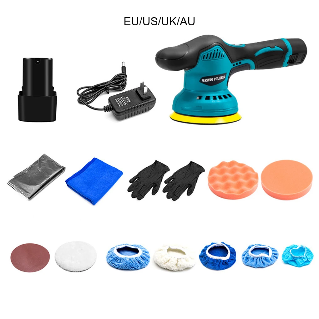 18pcs Noise-free Cordless Car Polisher For Smooth Polishing Experience Portable Cordless Polisher