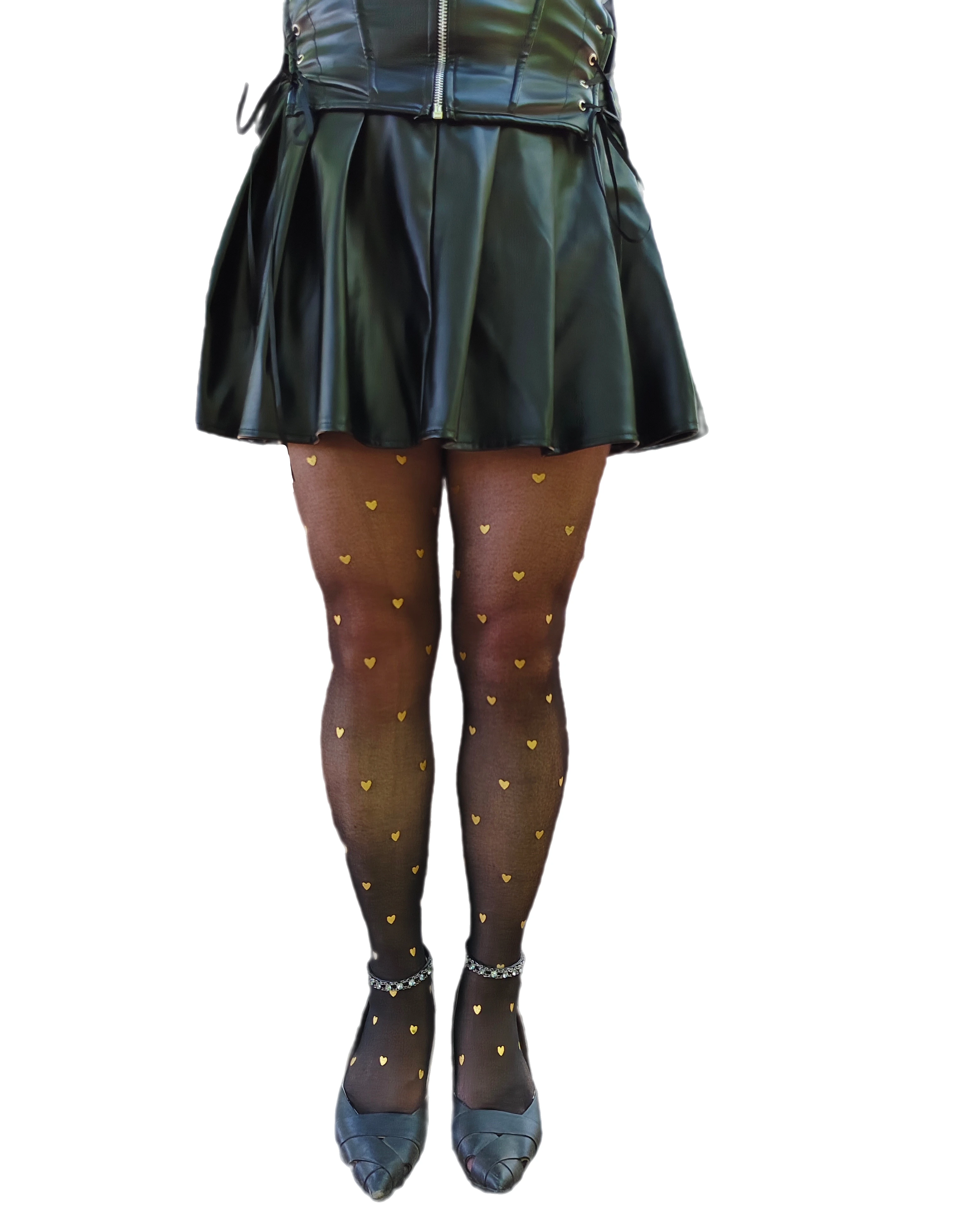 Cute lovely hearts New Designs tights print pantyhose for womens sheer white blue black gold pink red loves stockings