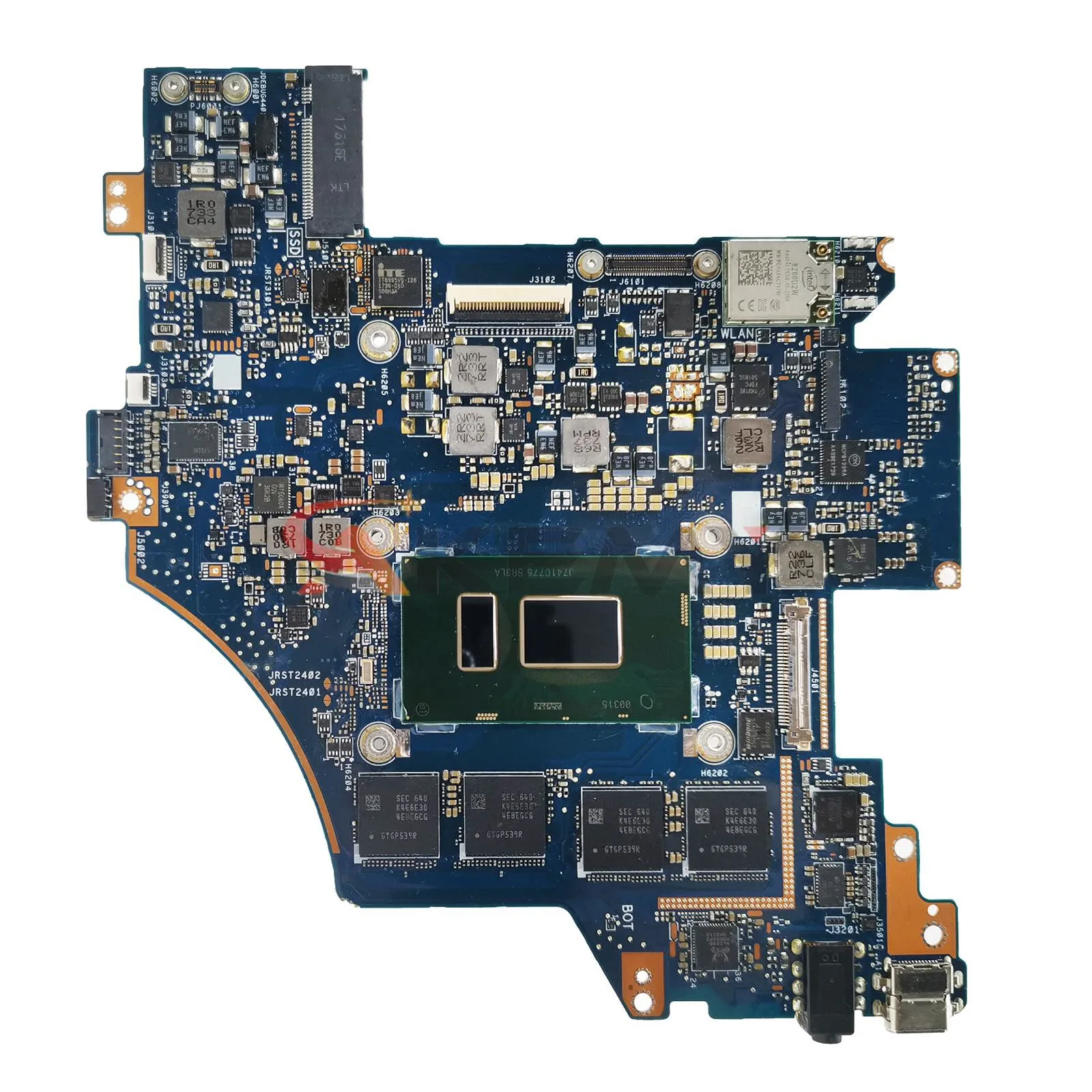 Akemy UX370UA Mainboard For ASUS Zenbook Flip S Q325UAR UX370UAF UX370UAR Laptop Motherboard I5 I7 7th/8th Gen 8GB 16G RAM